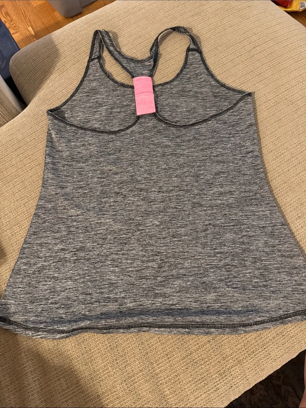 Avia Gray Marled Racerback Tank - Picture 3 of 3